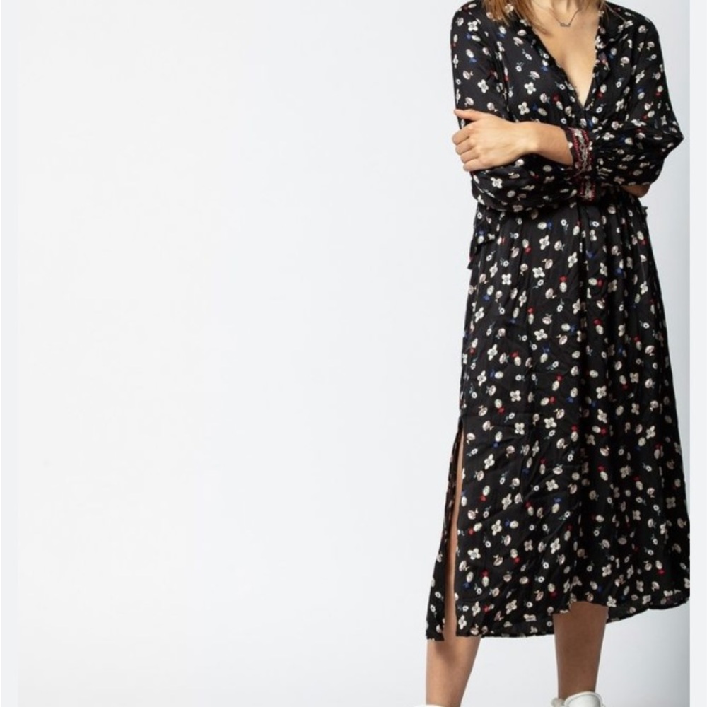 Zadig and Voltaire Reacty Flower vintage dress
